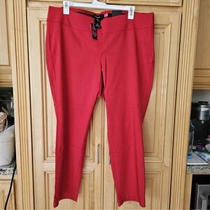Torrid Sz 4 Red Fitted Pants/Slacks